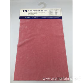 High Quality Knitted T/SP Light Red Velvet Fabrics